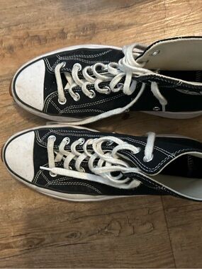 Converse Black and White High-Top Sneakers